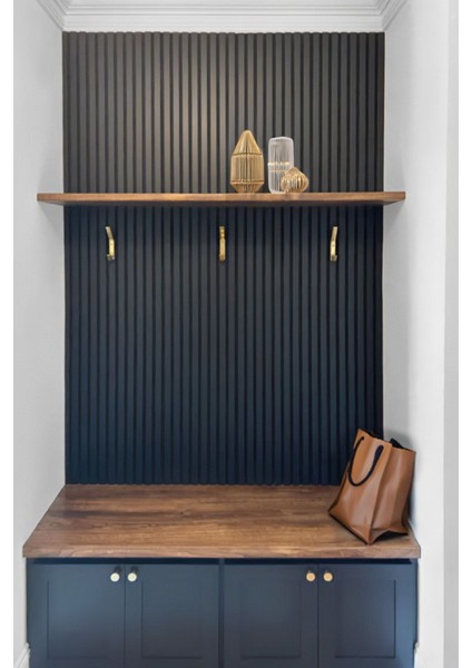Star Slim Flex Akustik Duvar Paneli Ff Kaplama Antrasit 60X240 cm - Ses ve Isı Yalıtımı