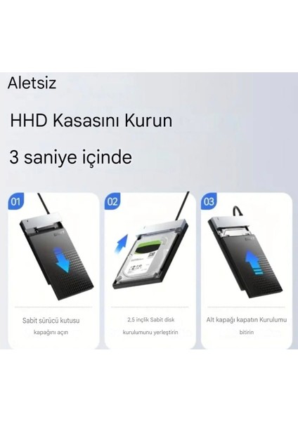 CE50 Usb 3.0 SSD SATA HDD Kutusu 6Gbps Hızlı Yeni Nesil Son Teknoloji