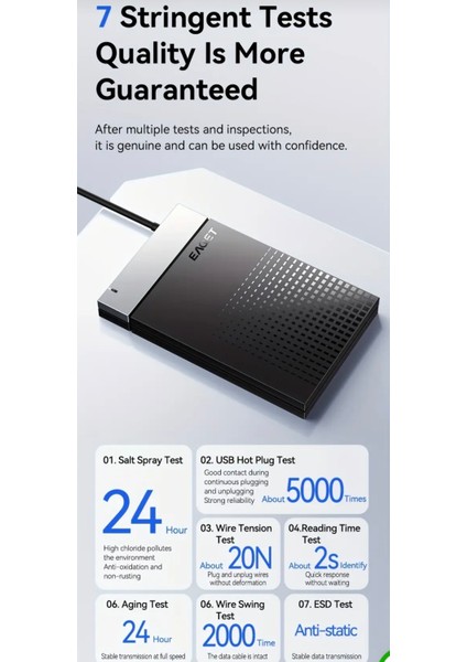 CE50 Usb 3.0 SSD SATA HDD Kutusu 6Gbps Hızlı Yeni Nesil Son Teknoloji