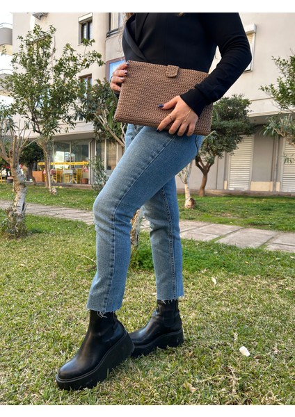 El Yapımı Kahverengi Kağıt Ip Tablet Çantası "coverly" fiyatları