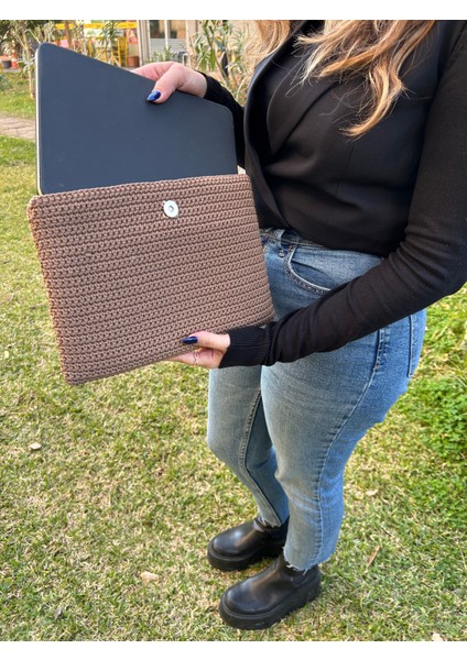 El Yapımı Kahverengi Kağıt Ip Tablet Çantası "coverly" modelleri