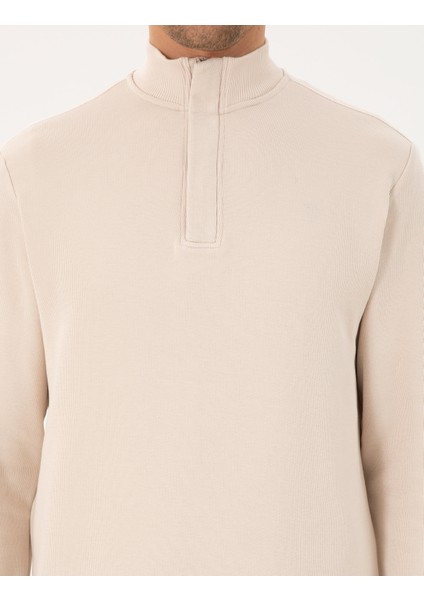 Erkek Taş Regular Fit Sweatshirt 50296505-VR049