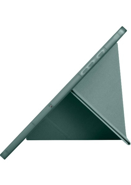 Galaxy Tab A9 Kılıf Tri Folding Kalem Bölmeli Standlı Kılıf