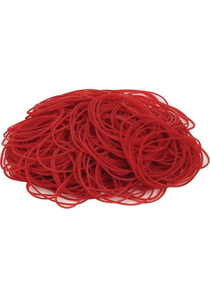Paket Lastiği Kırmızı 1000ADET %100 Kauçuk (Okul-Kırtasiye-Paketleme-Ambalaj)