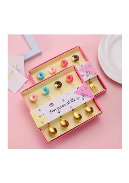 Krd Donut Tatlı Serisi 6’Lı Kaşık
