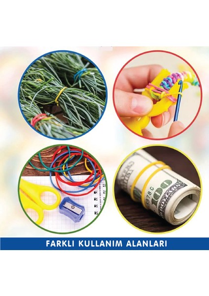 Paket Lastiği Mavi 1000ADET %100 Kauçuk (Okul-Kırtasiye-Paketleme-Ambalaj)