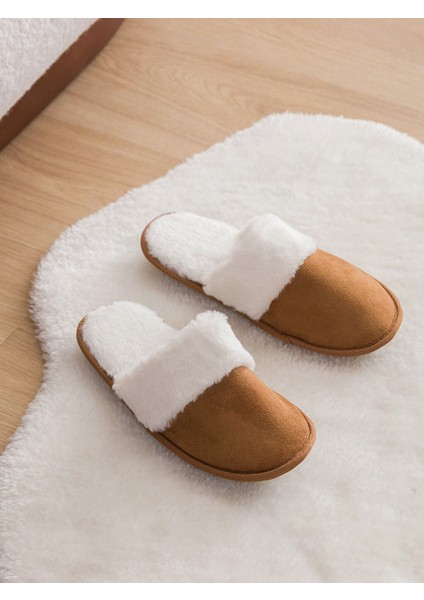 Ev Terliği Taba Yünlü Peluş Ev Terliği (Supeluş) Kaymaz Ses Çıkarmaz Taban fiyatları