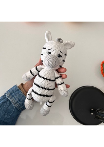 Tığ Işi Örgü zebra Oyuncak / Amigurumi Uyku Arkadaşı
