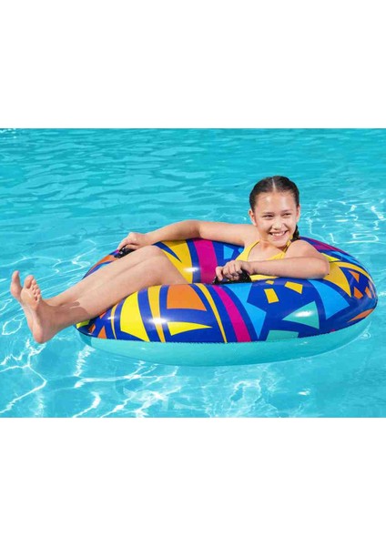 Geometrik Desen Deniz -Havuz Simidi 1.07 M