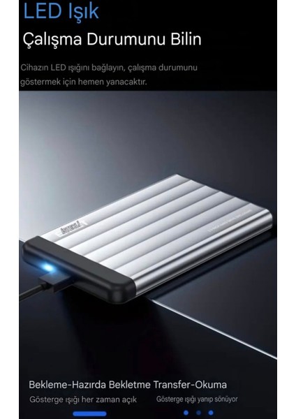 E55 Usb 3.0 SSD SATA HDD Kutusu 6Gbps Hızlı Yeni Nesil Son Teknoloji