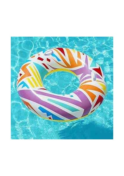 Geometrik Desen Deniz -Havuz Simidi 1.07 M