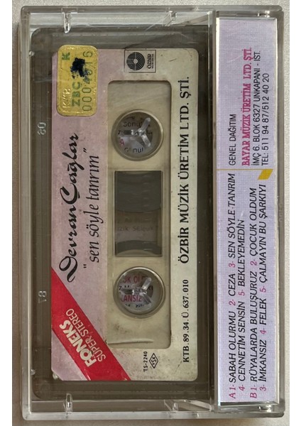 Devran Çağlar - Sen Söyle Tanrım Kaset