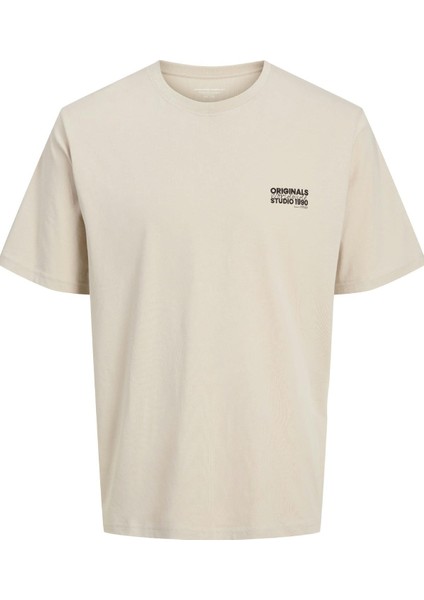 Jorvesterbro Back Tee Ss Crew Neck Krem fiyatları
