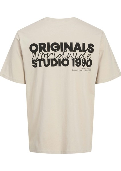 Jorvesterbro Back Tee Ss Crew Neck Krem modelleri