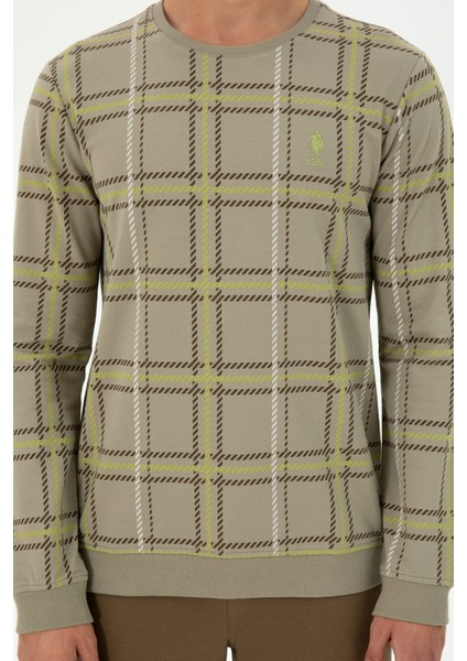 Erkek Açık Haki Sweatshirt 50296087-VR183