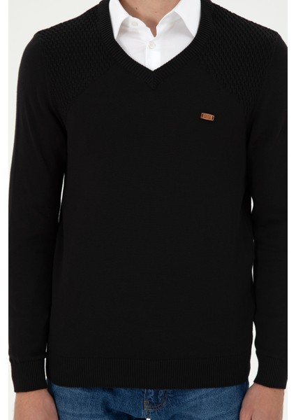 Erkek Siyah Kazak /Triko 50297063-VR046