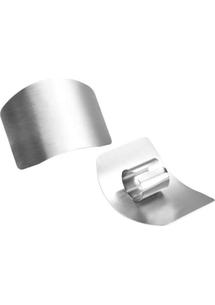 2 Adet Metal Parmak Koruyucu Sebze Doğrama Aparatı - Güvenli ve Pratik Kesim fırsatları