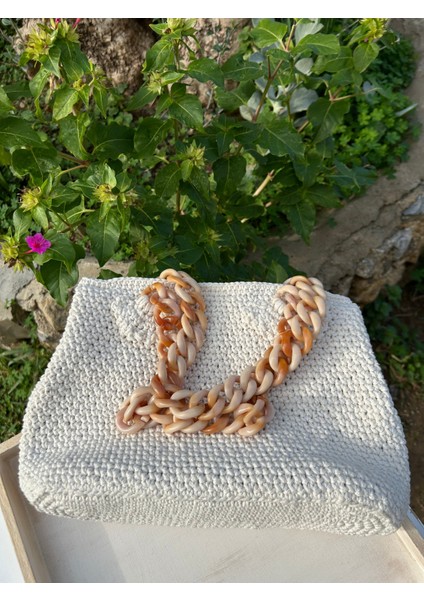 El Yapımı Motifli Makrome Omuz Çantası "motifia" fırsatları