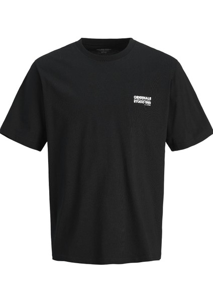 Jorvesterbro Back Tee Ss Crew Neck Siyah fiyatları