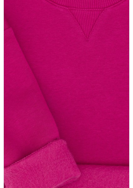 Kız Çocuk Fuşya Sweatshirt 50297451-VR023
