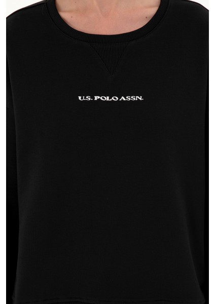 Kadın Siyah Sweatshirt 50296945-VR046