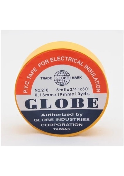 Pvc Elektrik Izolasyon Bant .0.13X19X10YRDS. (Sarı)