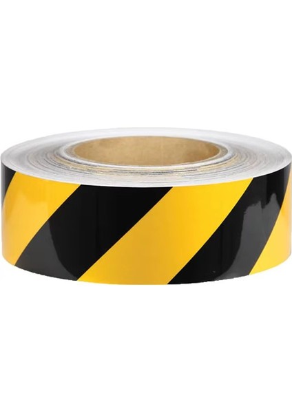 Sarı-Siyah Reflektif Bant 50 mm x 46 mt