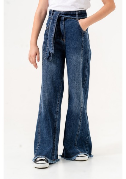 Kız Çocuk Aller Kemerli Kot Pantolon 2171 fiyatları