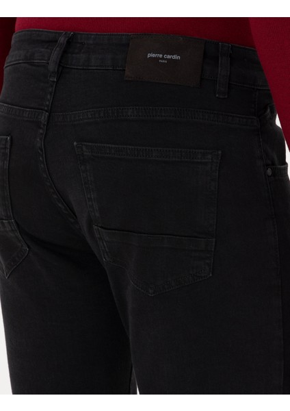 Erkek Siyah Slim Fit Jean Pantolon 50299876-VR046