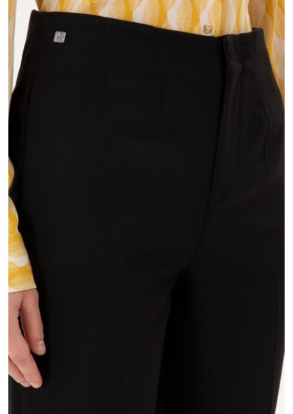Kadın Siyah Pantolon (Kanvas-Chino) 50298545-Vr046