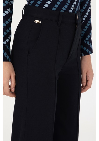 Kadın Lacivert Pantolon (Kanvas-Chino) 50298546-VR033