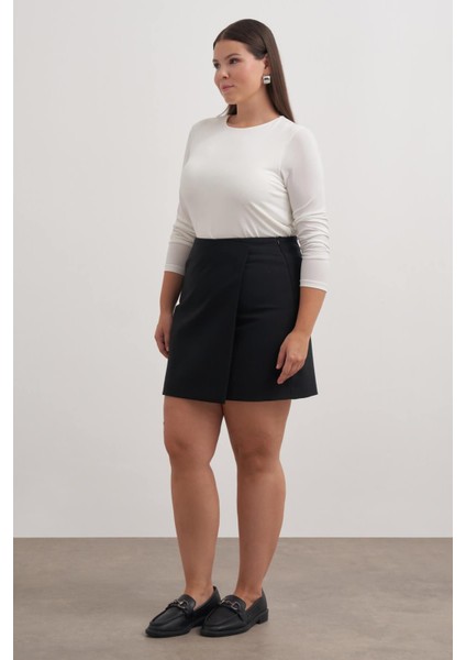 Asimetrik Şort Etek modelleri