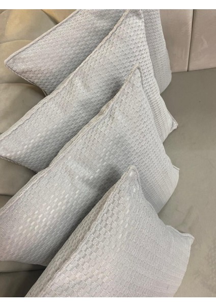 Kırlent Kılıfı 4ADET 45*45 Şönil Kadife Kumaş Bebe Mavisi Renk