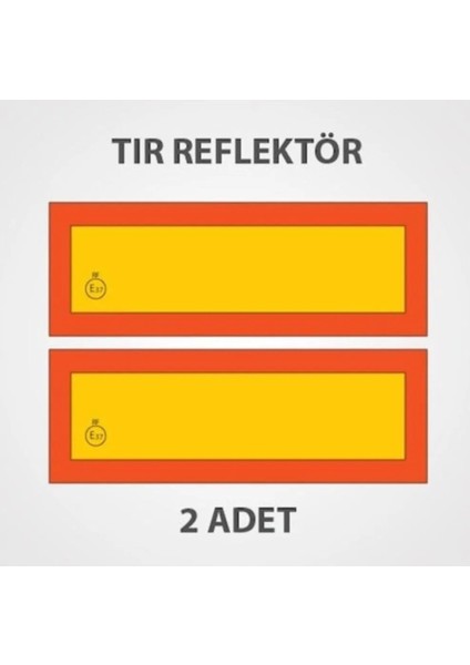 Tır Arka Işaret Reflektörü Metal Sac Malzeme