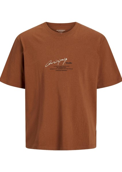 Jormanchester Scrıpt Tee Ss Crew Neck Tarçın