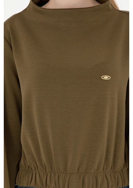 Kadın Haki Sweatshirt 50298171-VR027