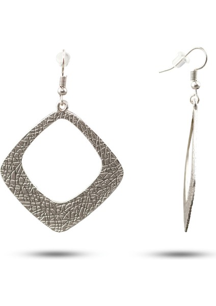 Matya Antik Gümüş Kaplama Sallantılı Küpe indirimleri