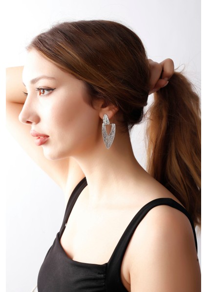 Matya Antik Gümüş Kaplama Çivili Küpe fırsatları