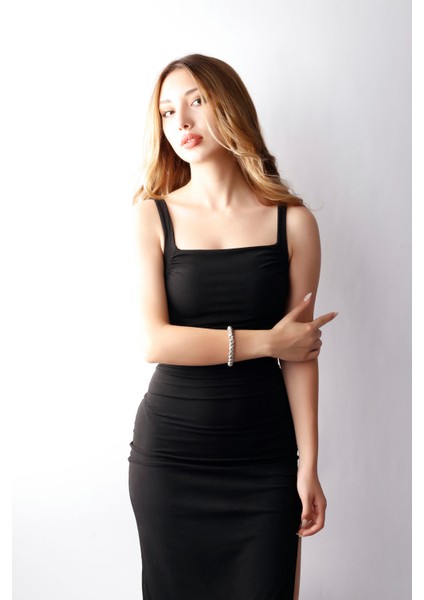 Matya Antik Gümüş Kaplama Lastikli Bohem Model Bileklik fırsatları