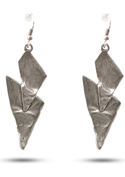 Matya Antik Gümüş Kaplama Sallantılı Küpe indirimleri