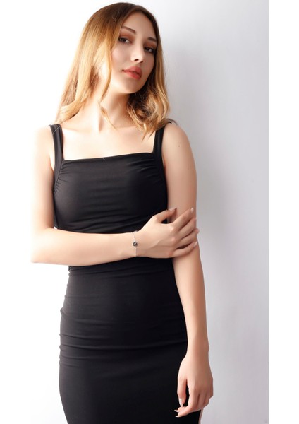 Matya Rodyum Renk Kaplama A Harfi Bileklik modelleri