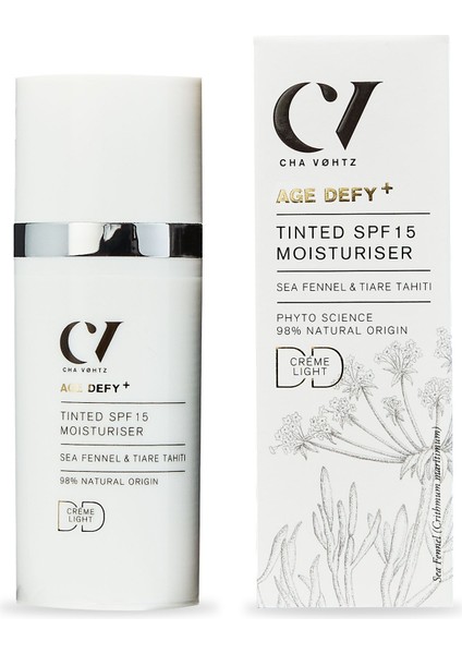 %100 Doğal ve Organik Age Defy+ Renkli Dd Nemlendirici Spf 15 – Açık Ton 30 ml