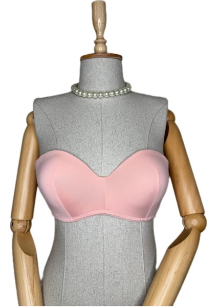 Ip Askılı Dolgusuz Bütün Kap Balkonet Çıkarılabilir Askılı Örme Sütyen