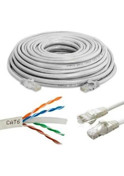 Cat6 Cat 6 100MT Yüz Metre 100 Metre Internet Ethernet