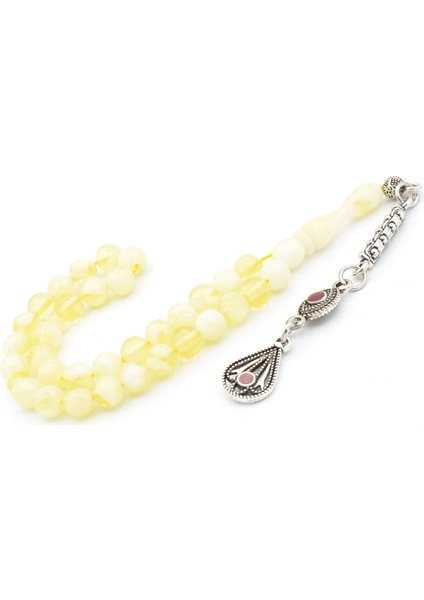 Küre Kesim Küçük Boy Beyrut Damla Kehribar Tesbih 6 mm fiyatları