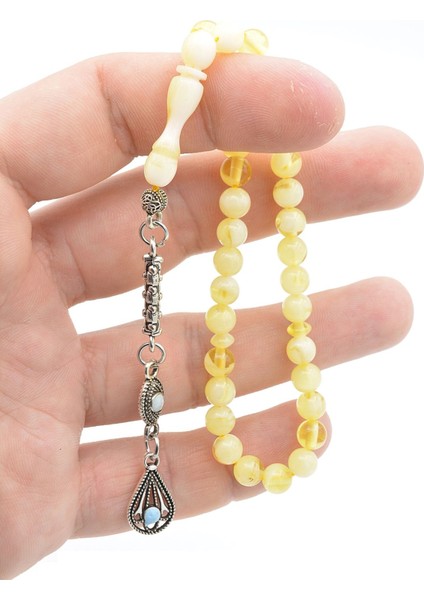 Küre Kesim Küçük Boy Beyrut Damla Kehribar Tesbih 6 mm fırsatları