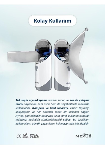 Taşınabilir Mesh Hava Makinesi Nebulizatör modelleri