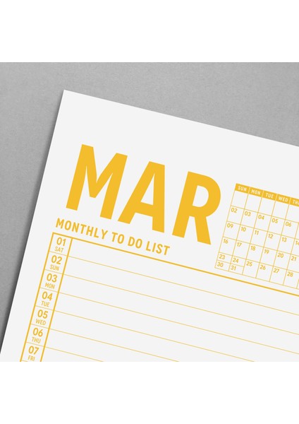 2025 Aylık Planlayıcı Duvar Takvimi, A4, Alışkanlık Takipçisi,yapılacaklar Listesi, Monthly Wall Planner Calendar, Habbit Tracker, To Do List