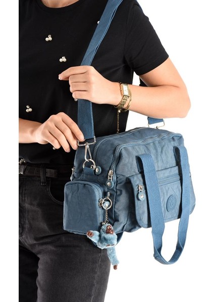 Omuz Çantası Çok Cepli Hafif Klinkır Kumaş 30*20 cm Çapraz Askılı Postacı Çanta Kol Çantası fiyatları