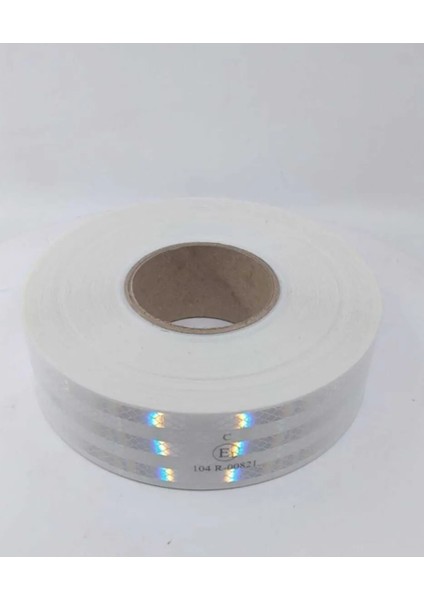 3m Reflektif Bant 1metre Onaylı Beyaz
